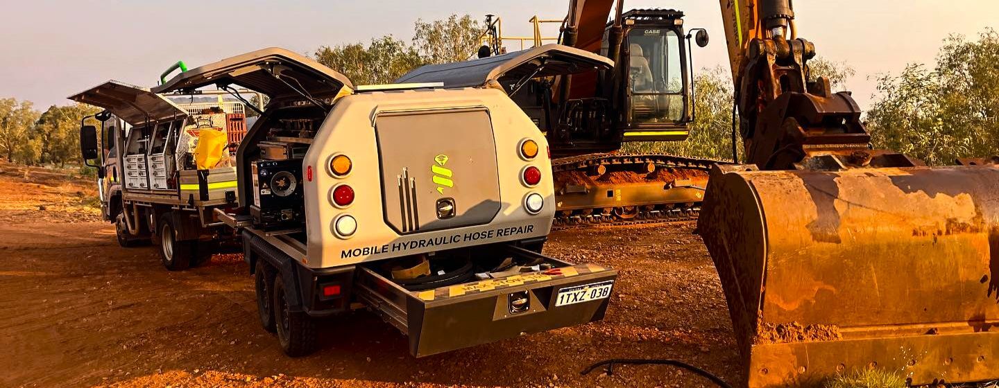The BOApod Mobile Hydraulic Hose Repair Unit